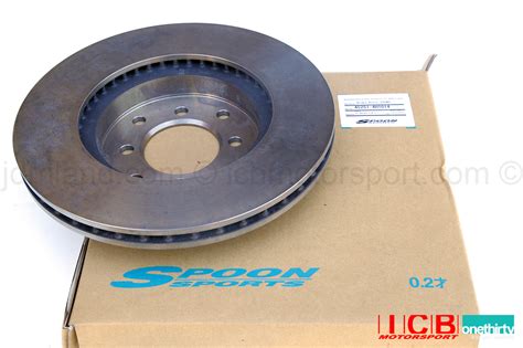 Spoon Sports Brake Rotor Front For Twin Block Calipers 280mm Civic