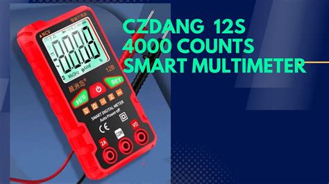 CZDANG 12S SMART MULTIMETER 4000 COUNTS MADE IN CHINA YouTube