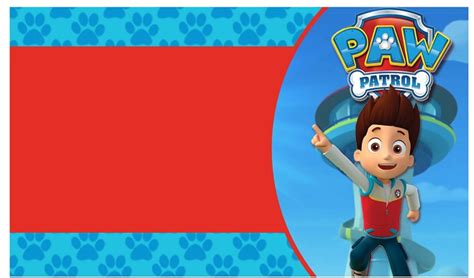 Etiquetas Stickers Tarjetas Paw Patrol O Patrulla Canina Todo Peques