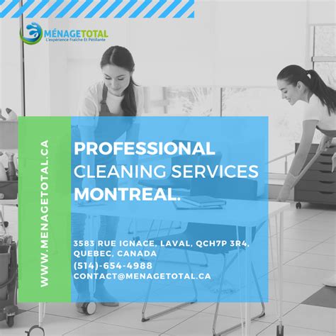 Menage Total Cleaning Service In Montreal Artofit