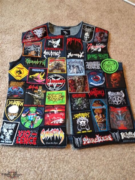 Front Punk Fashion Diy Fashion Vest Patches Battle Jacket Estilo