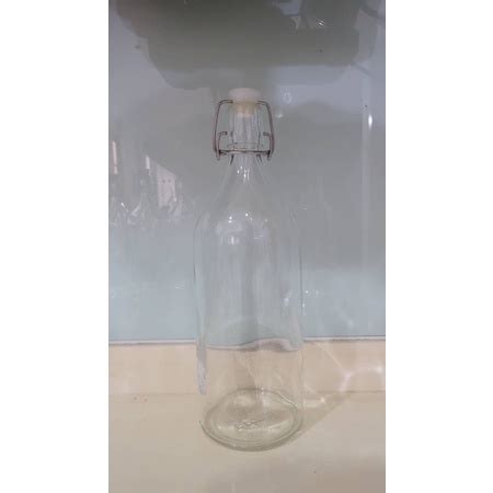 Jual Swing Top Bottle IKEA 1L Botol Kaca Kedap Udara Botol Jus Bekas