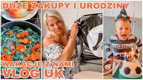 VLOG UK URODZINY TANI HAUL DUŻE ZAKUPY FOOD HAUL Z LIDLA GRILL