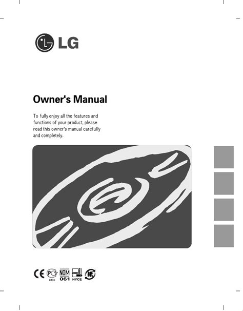 User manual LG GH24LS50 (English - 13 pages)