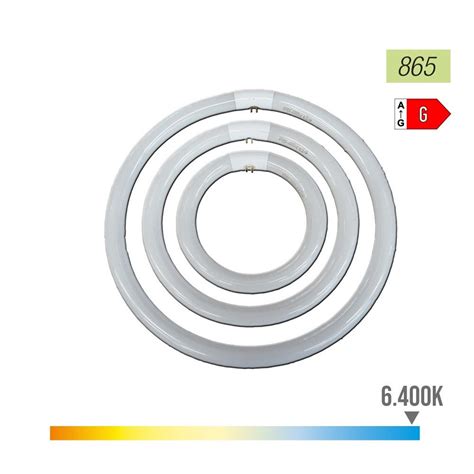 Tube fluorescent circulaire 40w ø40cm triphosphor 865k lumière froide