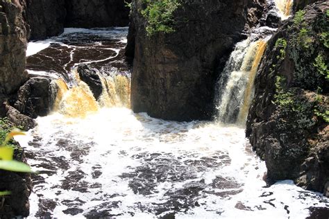 Copper Falls At Copper Falls State Park Wisconsin Image Free Stock