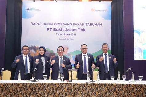 PTBA Gelar RUPST Kinerja Positif 2023 Hasilkan Dividen Jumbo Kutipan