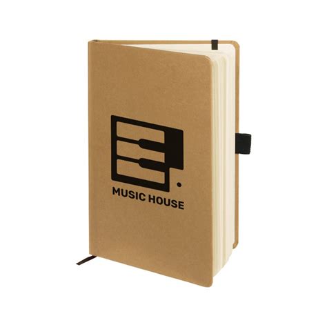 Branded Broadstairs Eco A Kraft Paper Notebook Zest Promotional