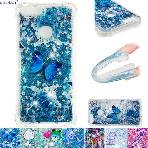 Cute Glitter Case For Huawei P Smart Bling Dynamic Liquid Silicone