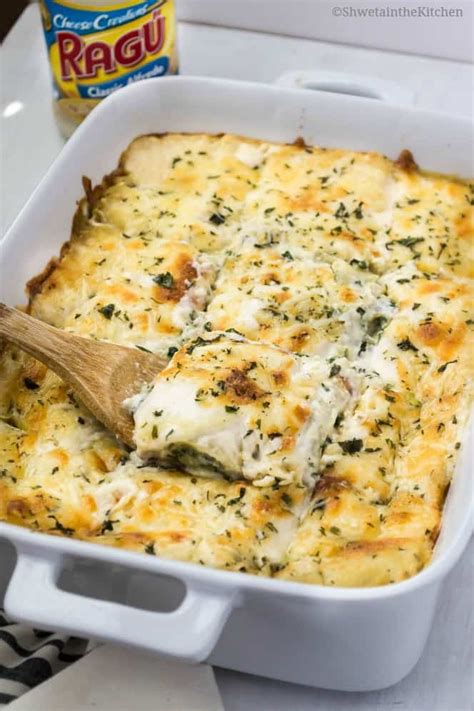 Creamy Mushroom and Spinach Lasagna Recipe - Shweta in the Kitchen