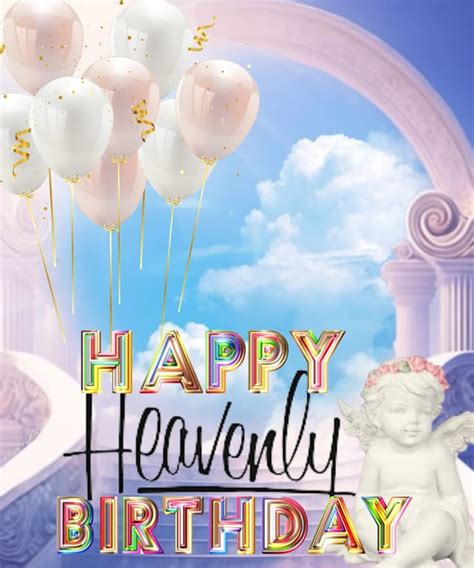 Happy Birthday In The Heaven Poem Happy Heavenly Birthday Downloadhappy ...