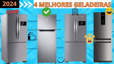 4 MELHORES GELADEIRAS para comprar 2024 GELADEIRAS CUSTO BENEFÍCIO