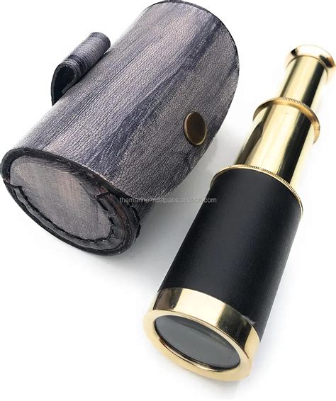 Wholesale Handheld Brass Pirate Navigation Telescope W Cylindrical