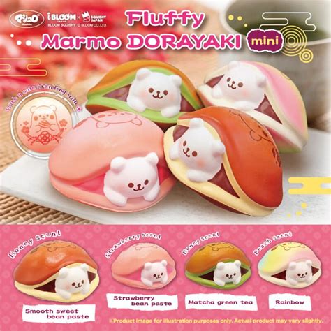 IBloom X Squishy Japan Fluffy Marmo Dorayaki MINI Complete Set 4