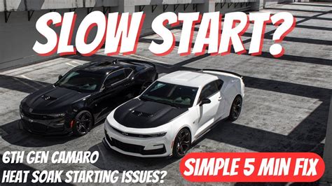 SLOW START SLOW CRANK FIX 6TH GEN CAMARO YouTube