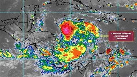 ciclón tropical se forma en el Caribe