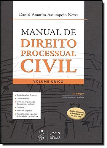 Manual De Direito Processual Civil Volume Nico By Daniel Amorim