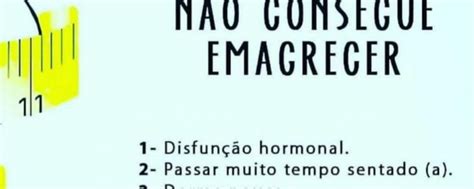 7 Motivos Pelo Qual VocÊ NÃo Consegue Emagrecer Form Elegance