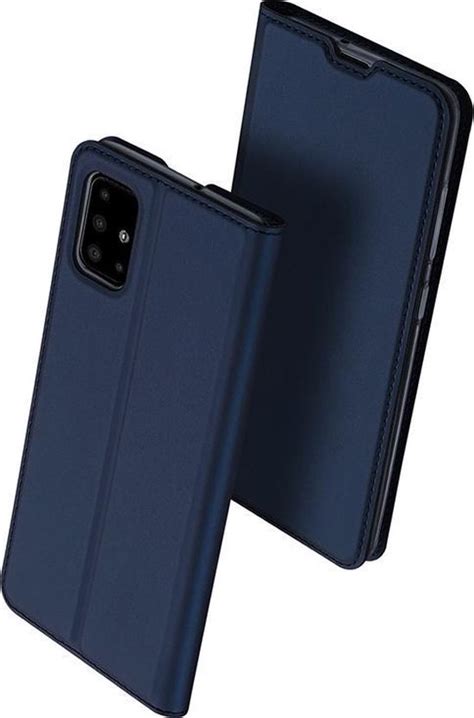 Dux Ducis Pro Serie Slim Wallet Hoes Samsung Galaxy A Blauw