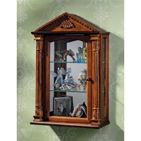 Design Toscano Essex Hall Wall Mounted Curio Cabinet And Reviews Wayfair