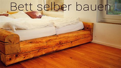 Balkenbett Bett Selber Bauen Made By Myself Dein Diy Heimwerker Blog