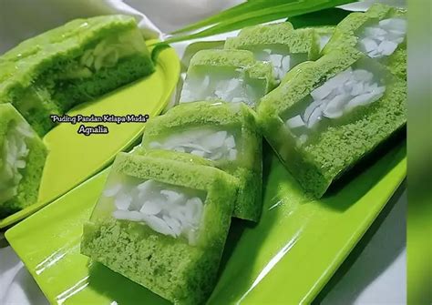 Resep Puding Pandan Kelapa Muda Oleh Agnalia Hasbi Cookpad