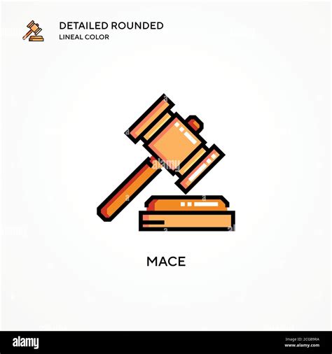 Icono Mace Vector Conceptos Modernos De Ilustraci N Vectorial F Cil