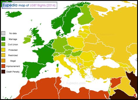 LGBT Rights & Same-sex marriage/civil union in Europe [800x581] : MapPorn