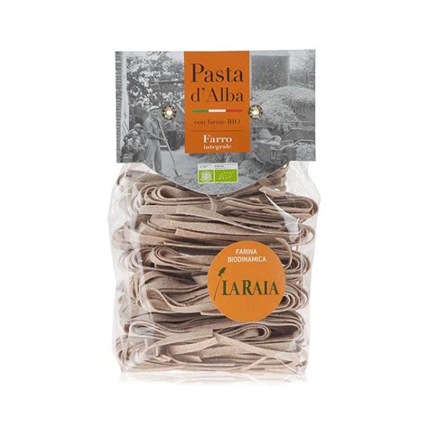 Pasta D Alba Tagliatelle Al Farro Integrale Bio Linea Artigianale