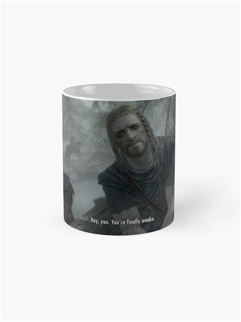 Hey You Youre Finally Awake Skyrim Meme Mugs Skyrim 11 Oz And Etsy