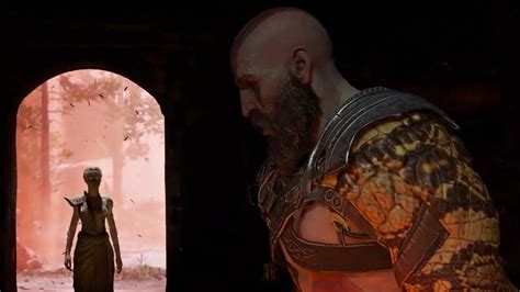 Kratos Finds The Blades Of Chaos And Meets Athena God Of War Ps5