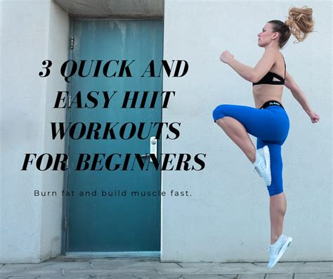 3 Quick And Easy HIIT Workouts For Beginners | Experiments In Wellness