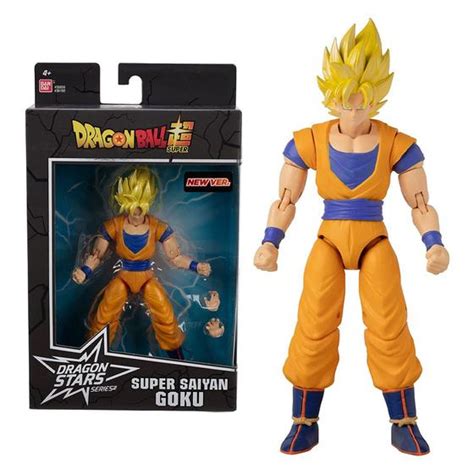 Boneco Goku Super Saiyan Dragon Ball Super 16cm F0099 5 Fun Boneco Dragon Ball Magazine Luiza