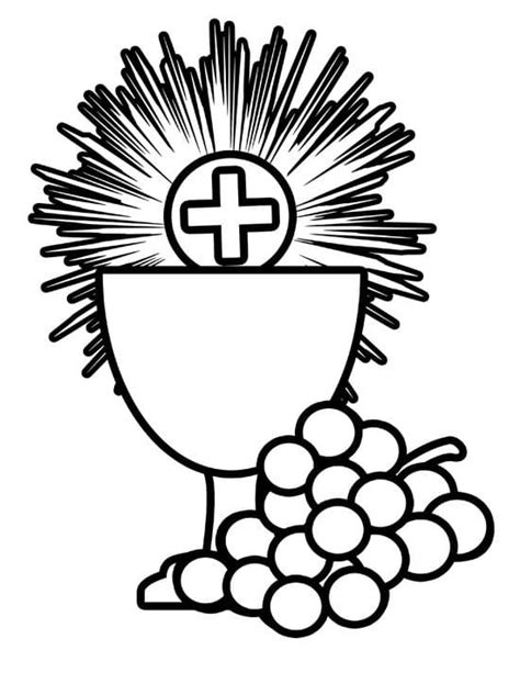 Holy Communion Coloring Book Printable And Online