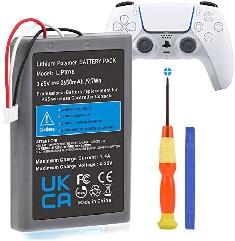 Ps Controller Battery Hisewen Mah Lip Ps Replacement