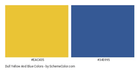 Dull Yellow And Blue Color Scheme » Blue » SchemeColor.com