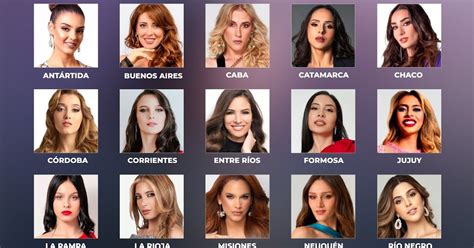 Miss Universe Argentina 2023: Meet the contestants | Universe, Miss ...