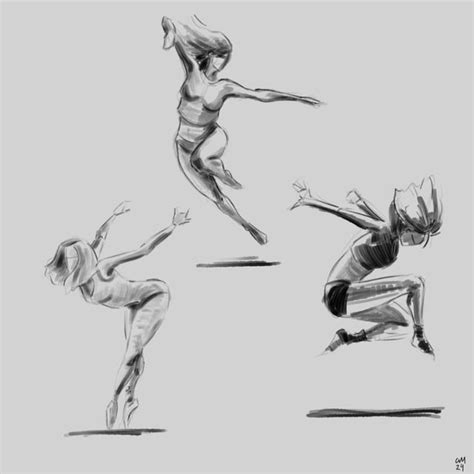 Dynamic poses for figure drawing gestures : r/krita