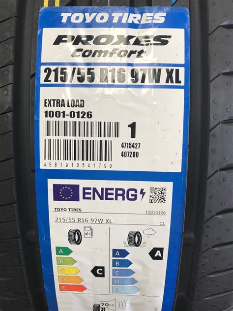 X Toyo Proxes Comfort Amazing C A Rated Quality Tyre