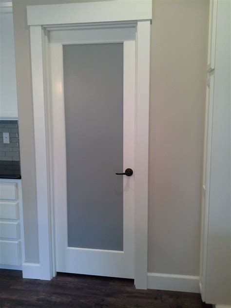 Frosted Glass Interior Door