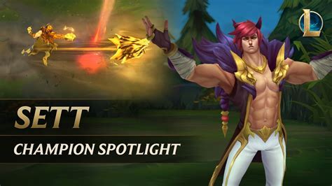 Sett Champion Spotlight | Gameplay - League of Legends | Tryhard.cz