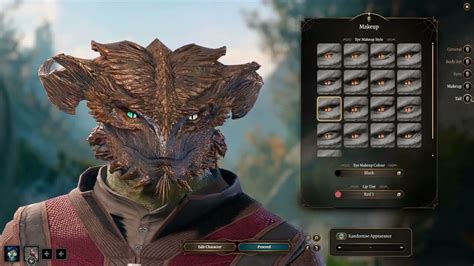 Baldur S Gate Dragonborn Bronze Character Customization Youtube