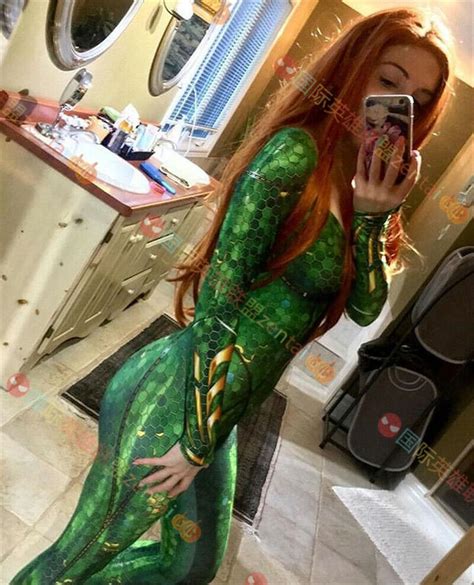 Aquaman Mera Costume Women Cosplay Jumpsuit Halloween Zentai Ebay