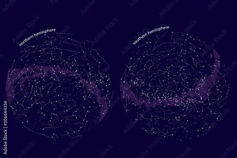 Southern Hemisphere Star Map