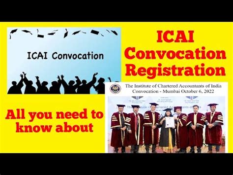 Ca Convocation How To Register For Icai Convocation December