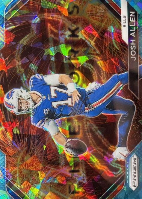 Josh Allen 2023 Prizm F 4 Fireworks Blue Ice 99 Price Guide