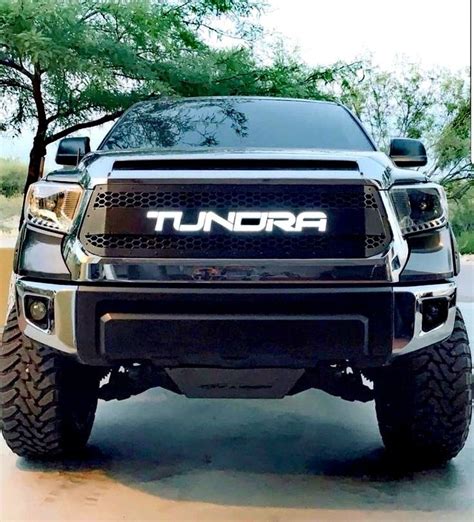 Black Toyota Tundra with Tundra Grille