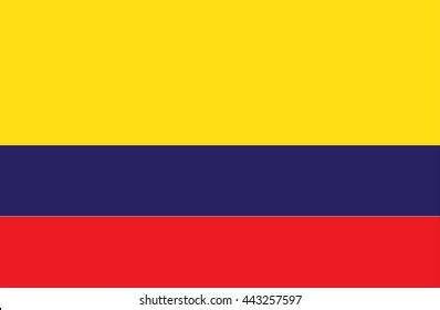 Columbia Flag Vector Stock Vector (Royalty Free) 443257597 | Shutterstock