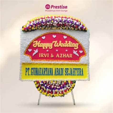 Karangan Bunga Papan Wedding Indonesia Ig11 Prestisa