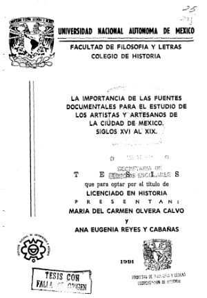 La Importancia De Las Fuentes Documentales Para El Estudio De Los